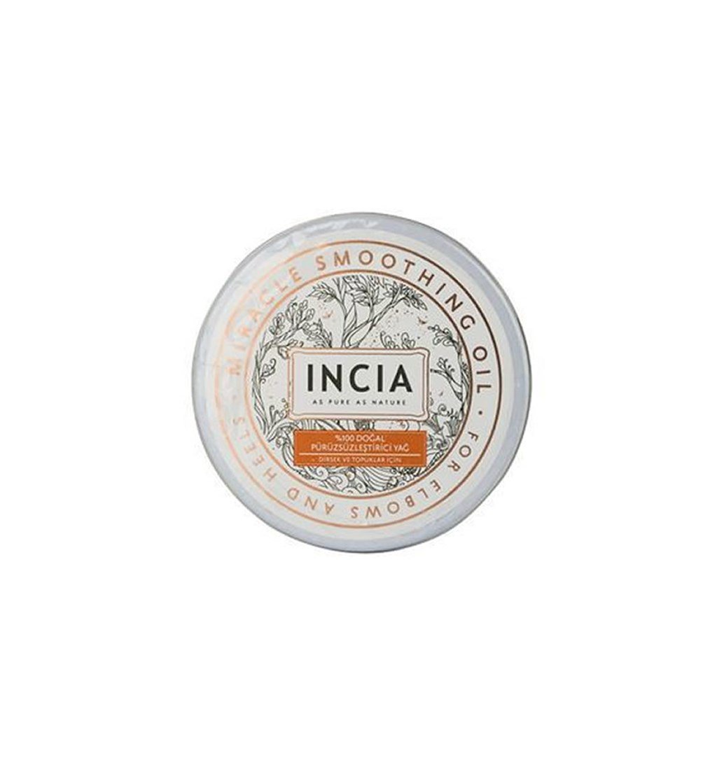 İNCİA %100 PÜRÜZSÜZLEŞTİRİCİ YAĞ - DİRSEK VE TOPUK İÇİN 50ML