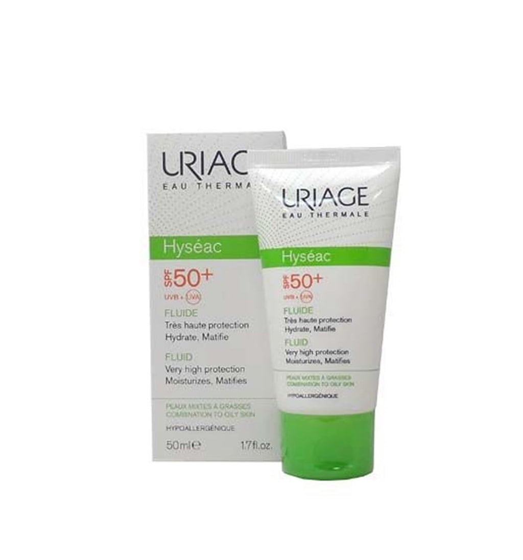 URİAGE HYSEAC FLUİDE SPF50 50ML - YAĞLI CİLTLER İÇİN GÜNEŞ KORUYUCU