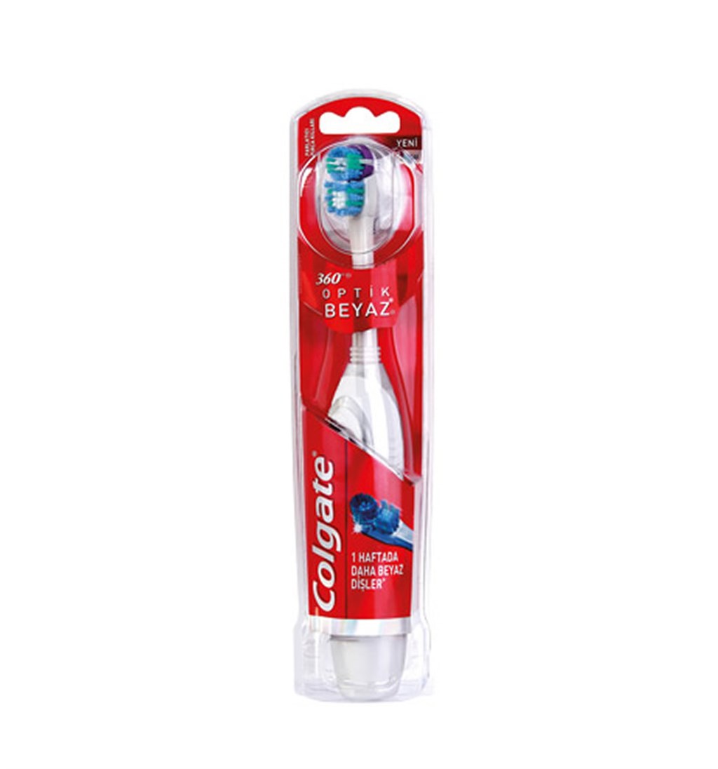 COLGATE 360 PİLLİ OPTİK BEYAZ DİŞ FIRÇASI