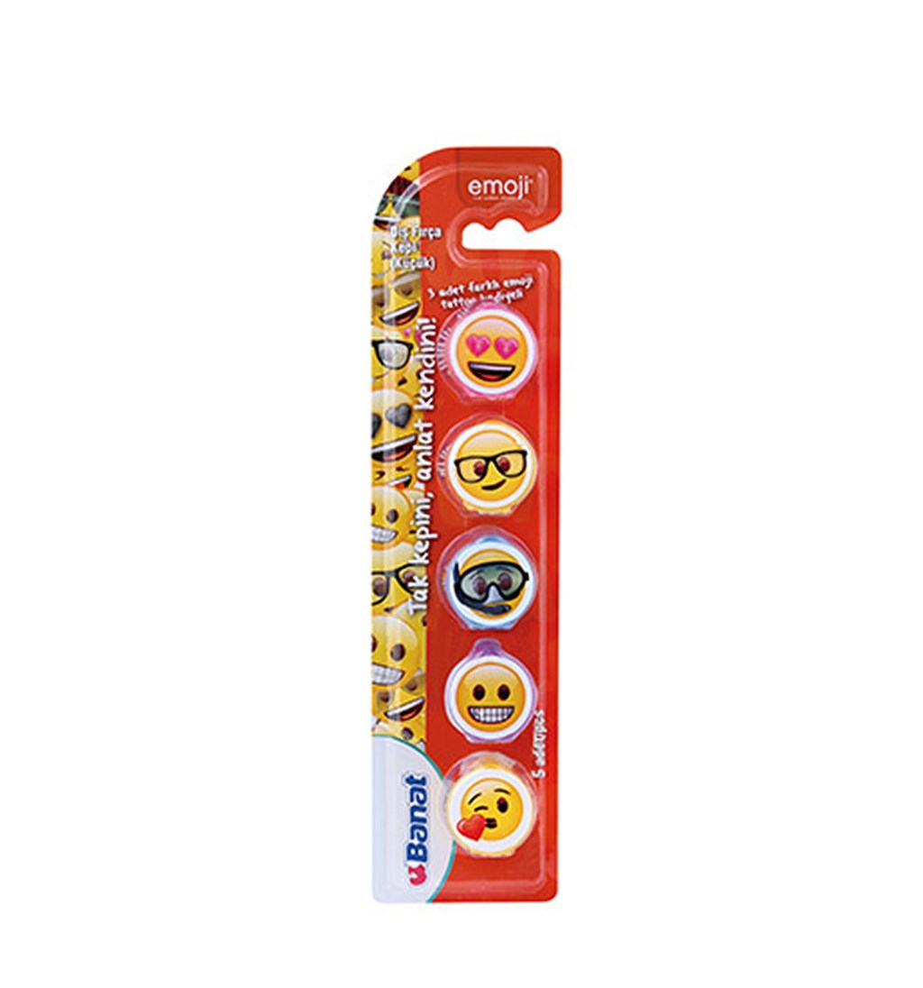 BANAT EMOJİ DİŞ FIRÇA KEPİ KÜÇÜK 5Lİ