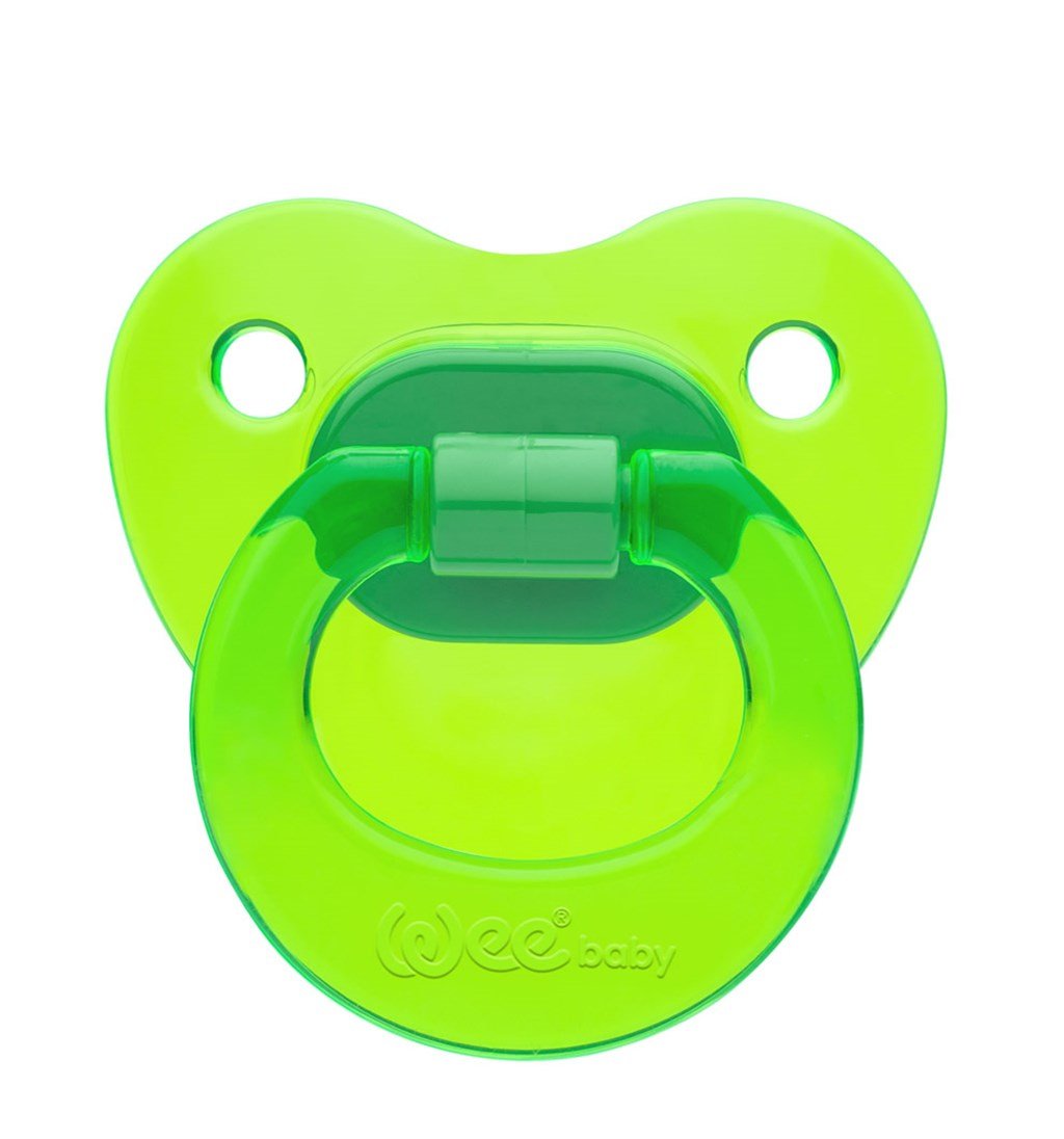 WEE BABY AKİDE GÖVDELİ DAMAKLI EMZİK 0-6AY NO.1 - YEŞİL