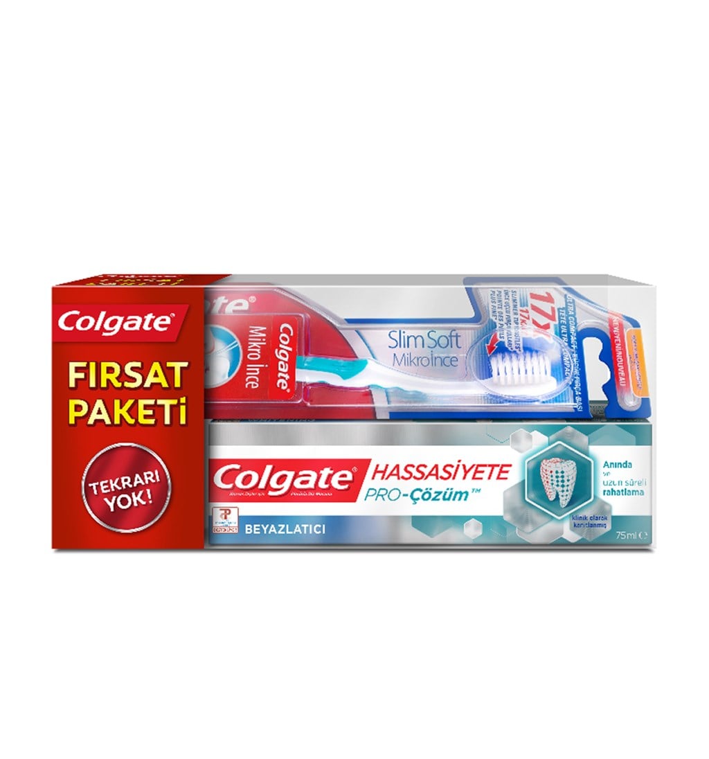 COLGATE HASSAS MAC+MİCRO FIRÇA HEDİYELİ