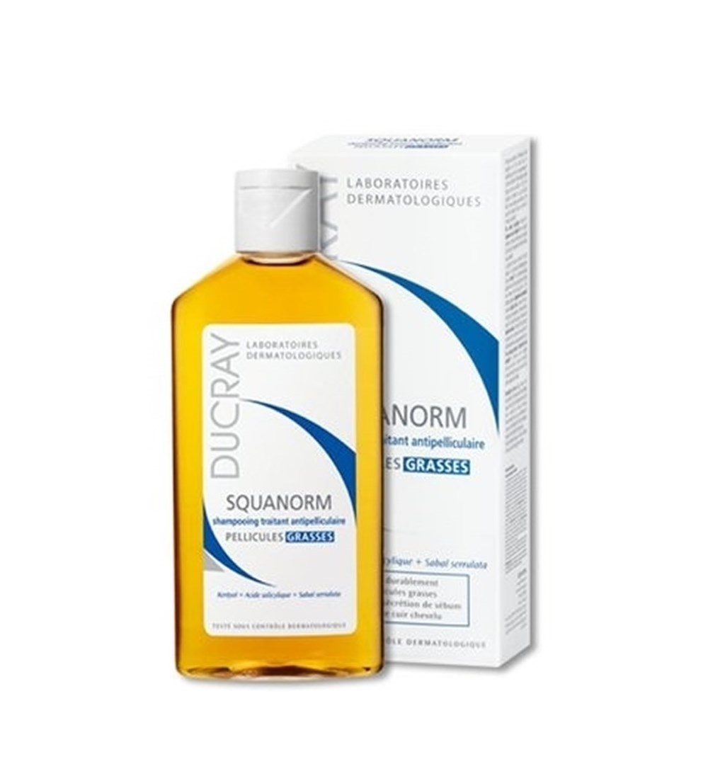 DUCRAY SQUANORM GRAS SHAMPOO 200ML - YAĞLI KEPEK PROBLEMİNE KARŞI