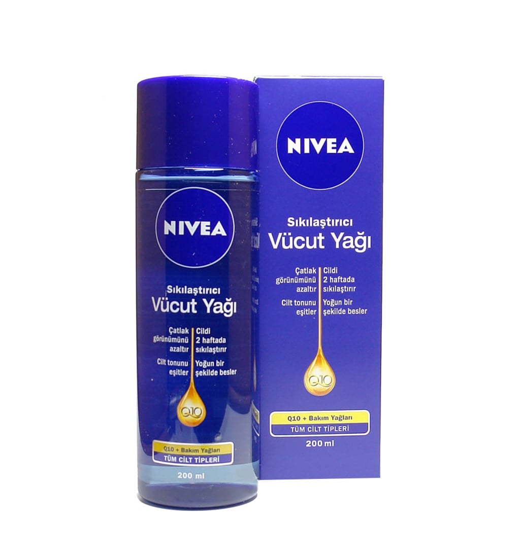 NİVEA Q10 SIKILAŞTIRICI VÜCUT YAĞI 200ML - TÜM CİLT TİPLERİ