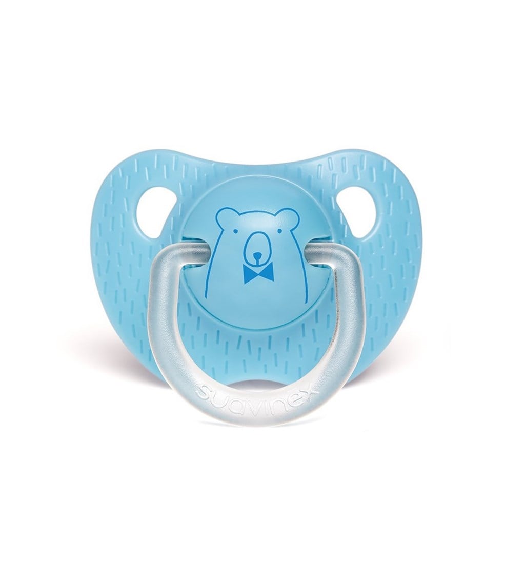 SUAVİNEX EVOLUTİON ORTODONTİK SİLİKON EMZİK 0-6 AY MEANİNGFUL LİFE - MAVİ