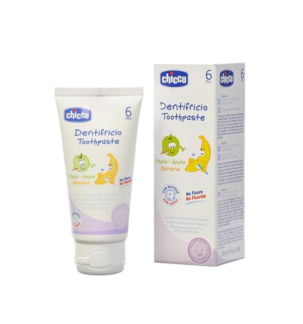 CHİCCO DİŞ MACUNU 6AY+ 50 ML (ELMA&MUZ)