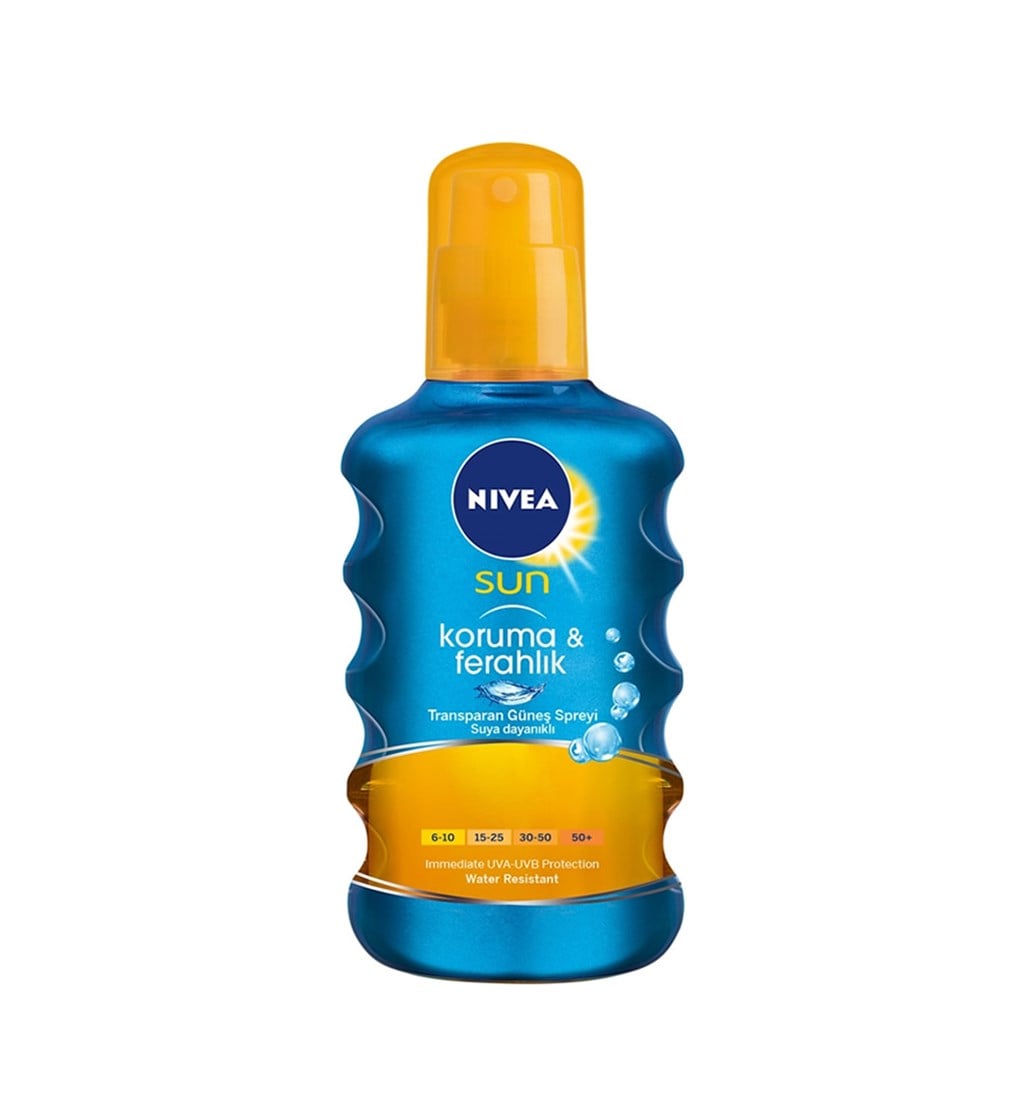 NİVEA SUN KORUMA & FERAHLIK GÜNEŞ SPREYİ SPF 50+ FAKTÖR 200ML