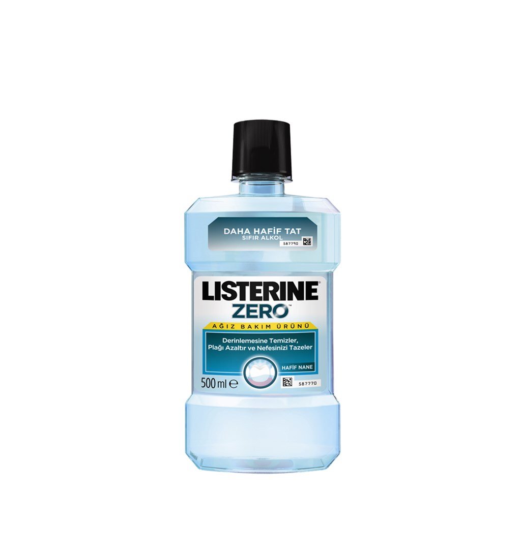 LİSTERİNE ZERO ALKOLSÜZ MAVİ 500ML