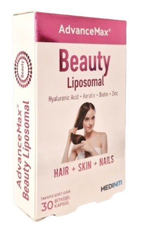 Advancemax Beauty Lipozomal Hyalüronik Asit Keratin Biotin Zn 30 Kapsül