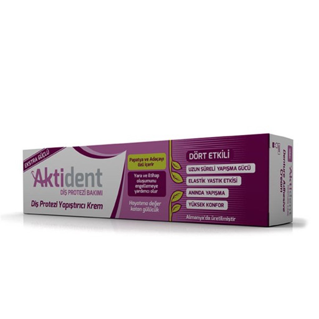 Aktident Diş Protezi Yapıştırıcı Krem 40 gr
