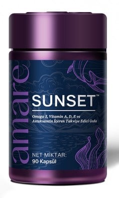Amare (Kyani) New Sunset Omega 3 90 Kapsül 76 gr