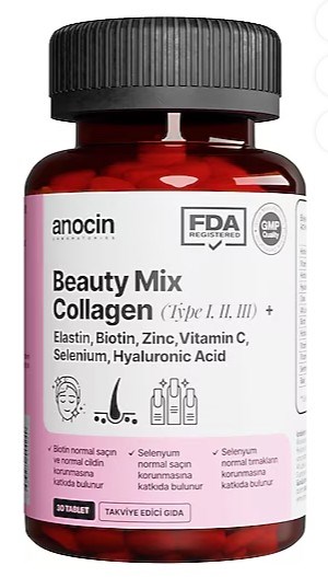 Anocin Beauty Mix Collagen 30 Tablet