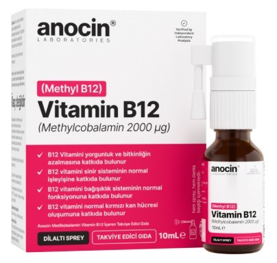 Anocin Vitamin B12 Sprey 10 ml