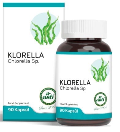 Anti Klorella 90 Kapsül