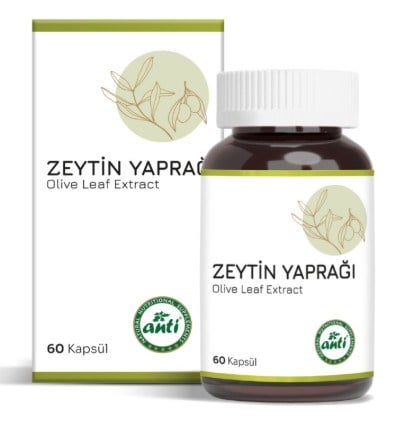 Anti Zeytin Yaprağı Ekstresi 60 Kapsül