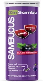 Anti Zinsambu Sambucus 20 Efervesan