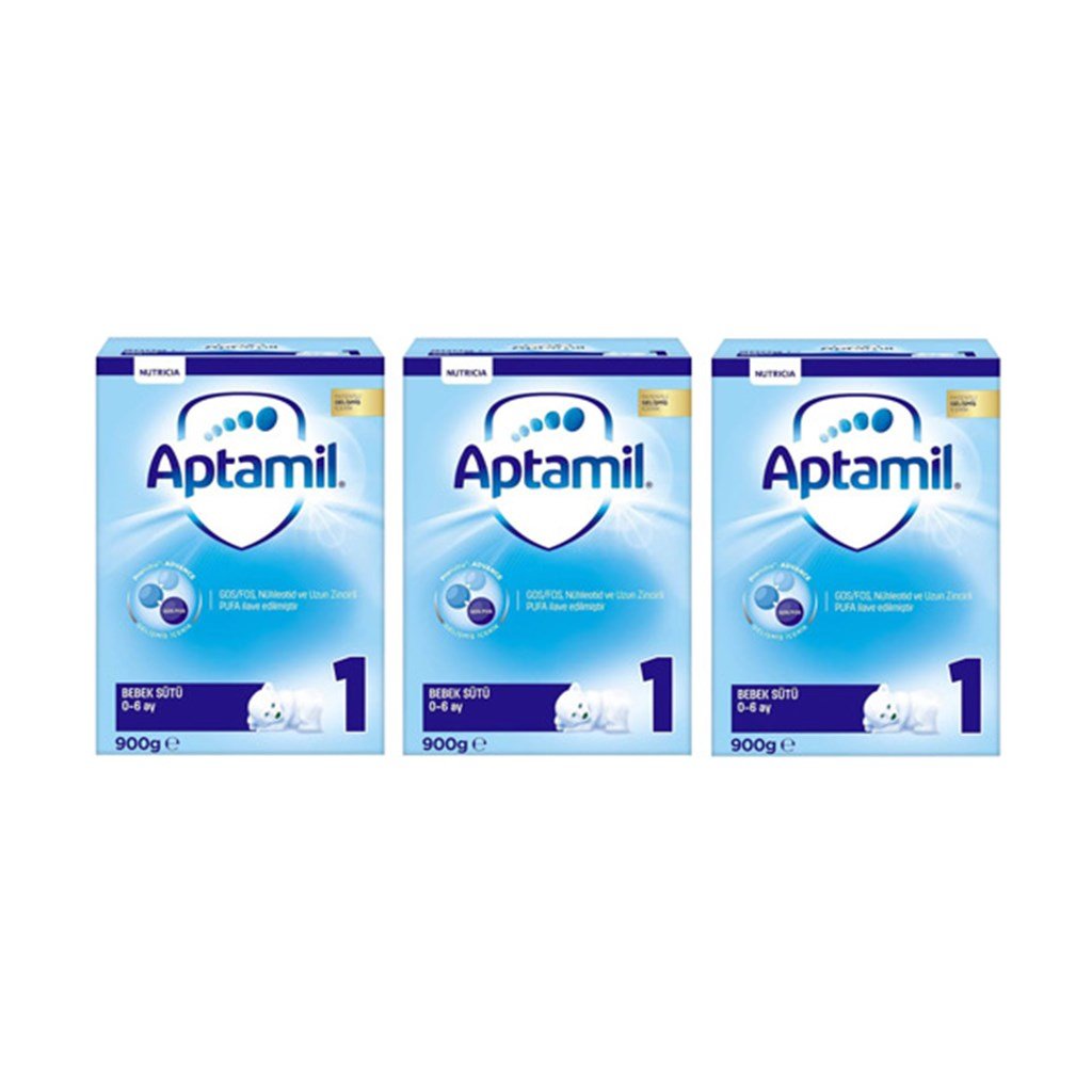 Aptamil 1 Bebek Sütü 900 gr 3'lü Paket