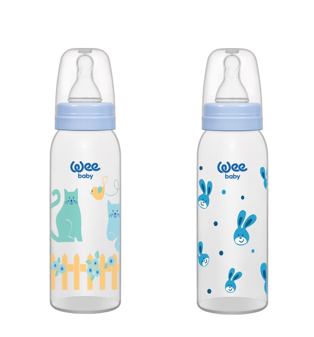 WEE BABY KLASİK PP BİBERON 0-6AY 150ML - MAVİ