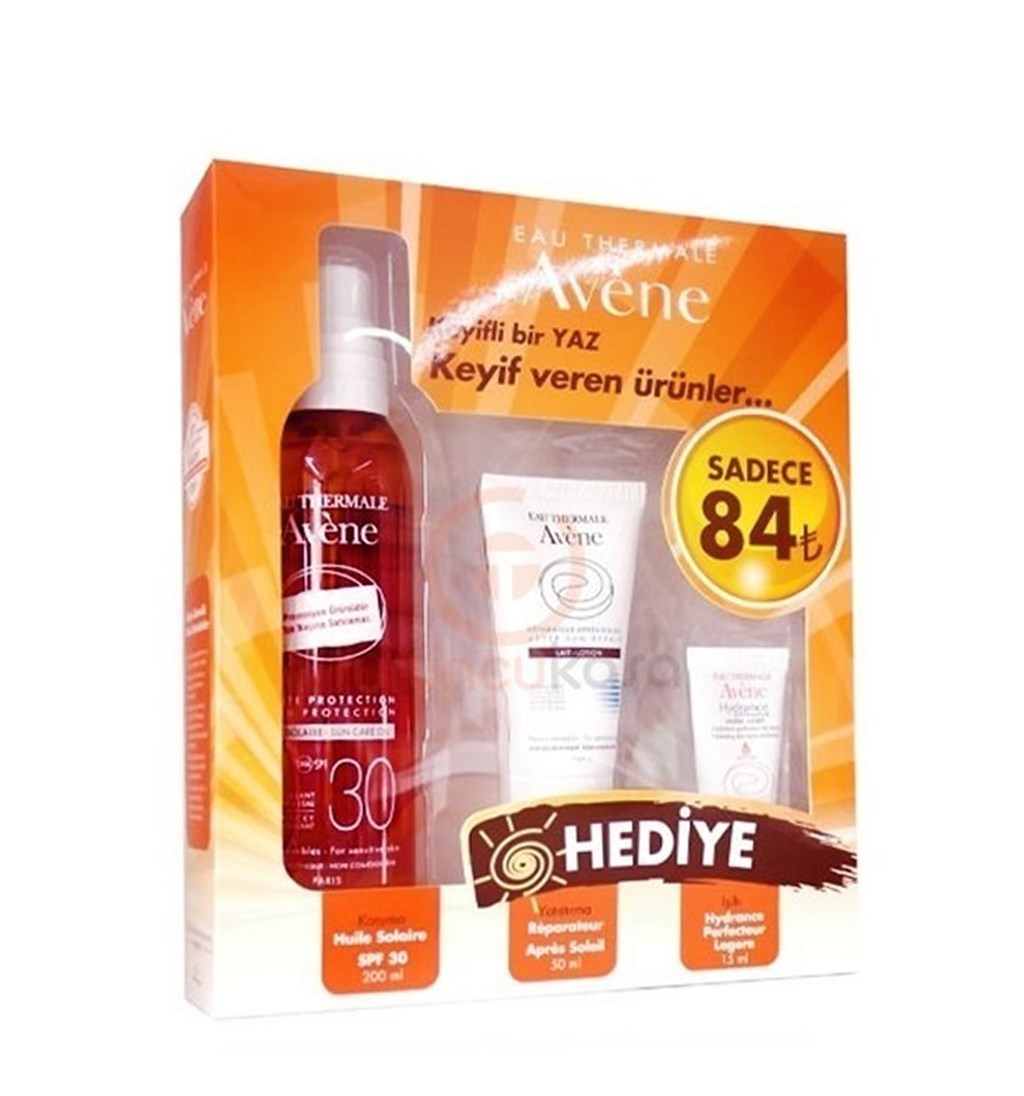 AVENE HUİLE SOLAİRE SPF30 GÜNEŞ KORUYUCU SET