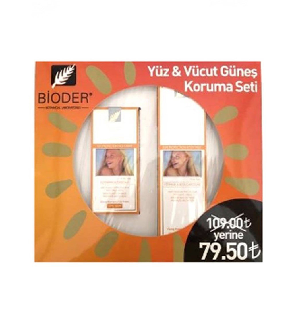 BİODER SKİN CARE YÜZ VE VÜCUT KORUYUCU SET
