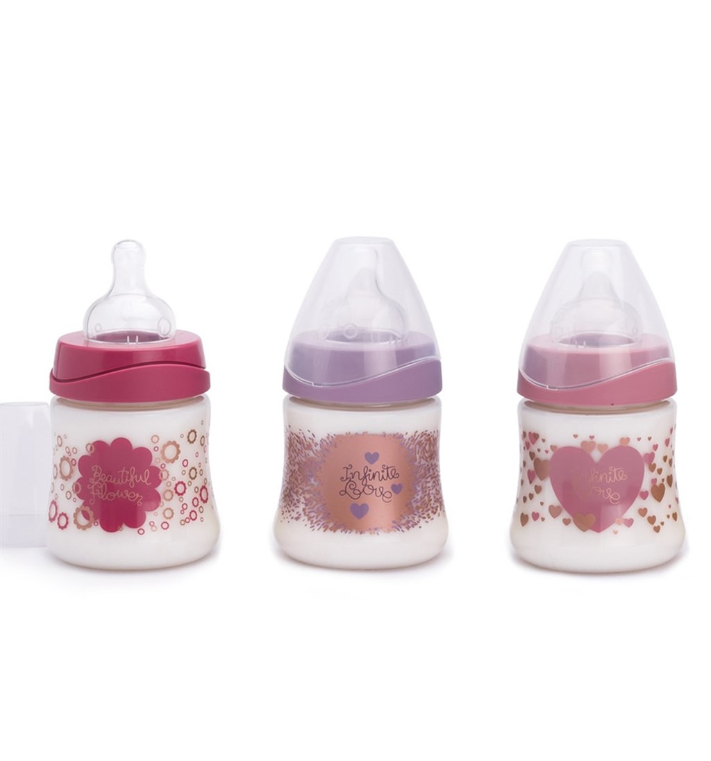 SUAVİNEX HAUTE COUTURE PP BİBERON GENİŞ AĞIZ 150ML - PEMBE