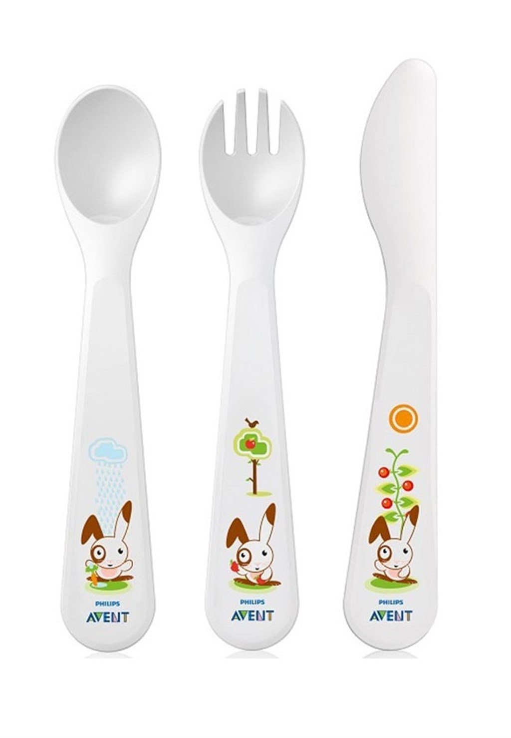 AVENT ÇATAL KAŞIK VE BIÇAK SETİ 18AY+