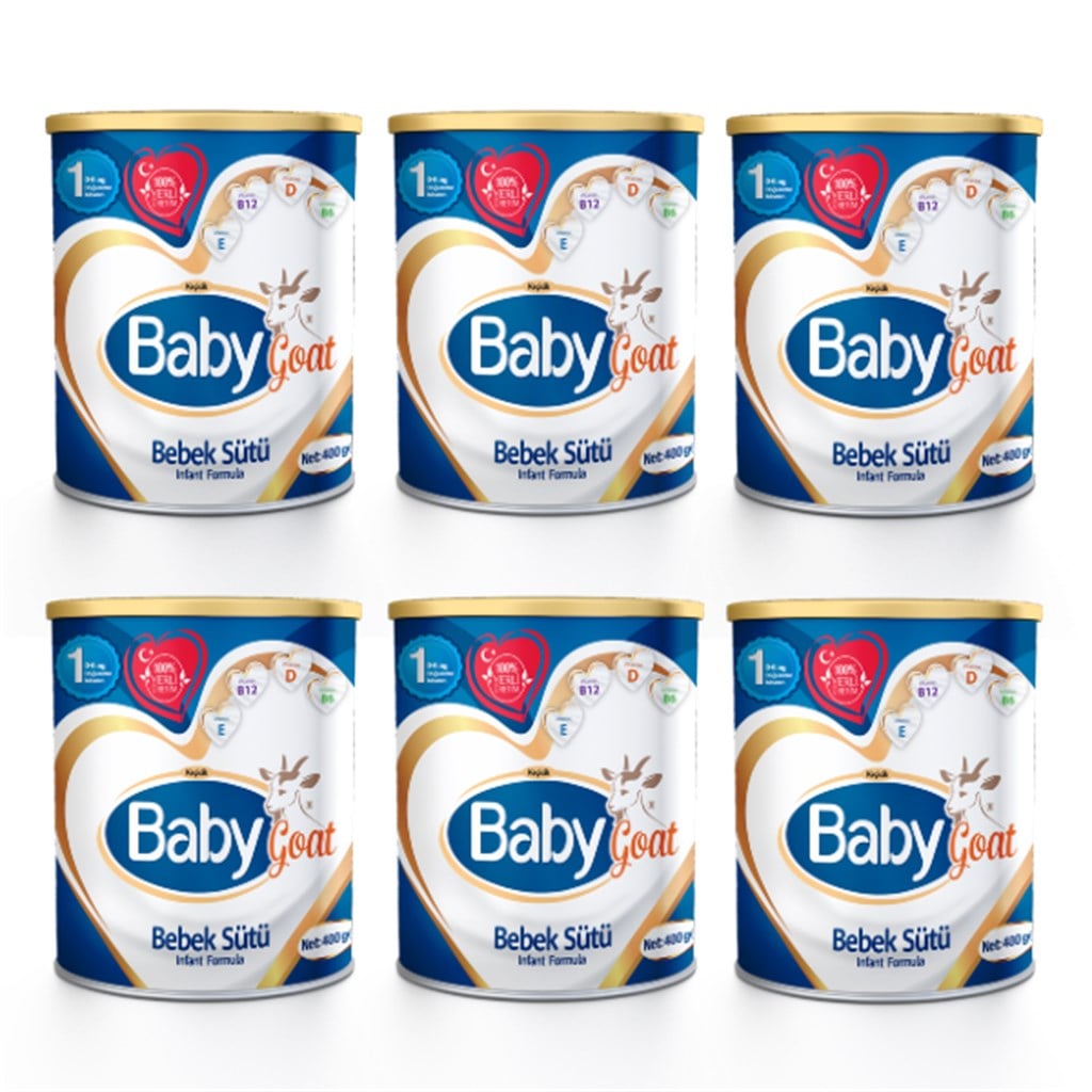 Baby Goat 1 Keçi Sütlü Bebek Sütü 400 gr - 6'lı Paket