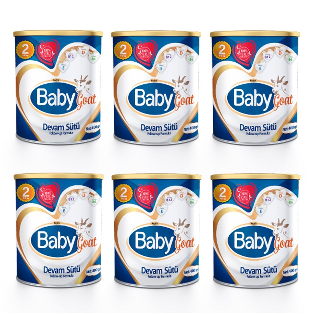 Baby Goat 2 Keçi Sütlü Devam Sütü 400 gr - 6'lı Paket