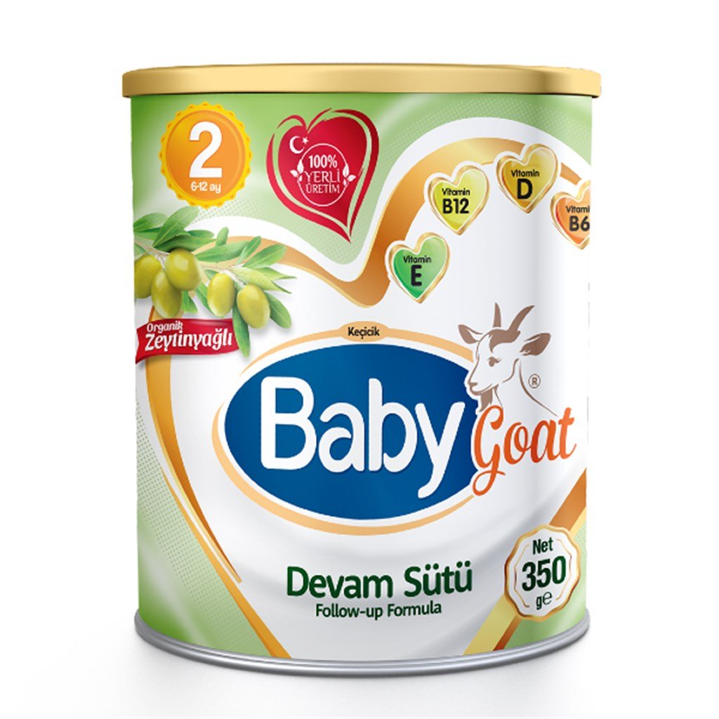 Baby Goat 2 Keçi Sütlü Organik Zeytinyağlı Devam Sütü 350 gr