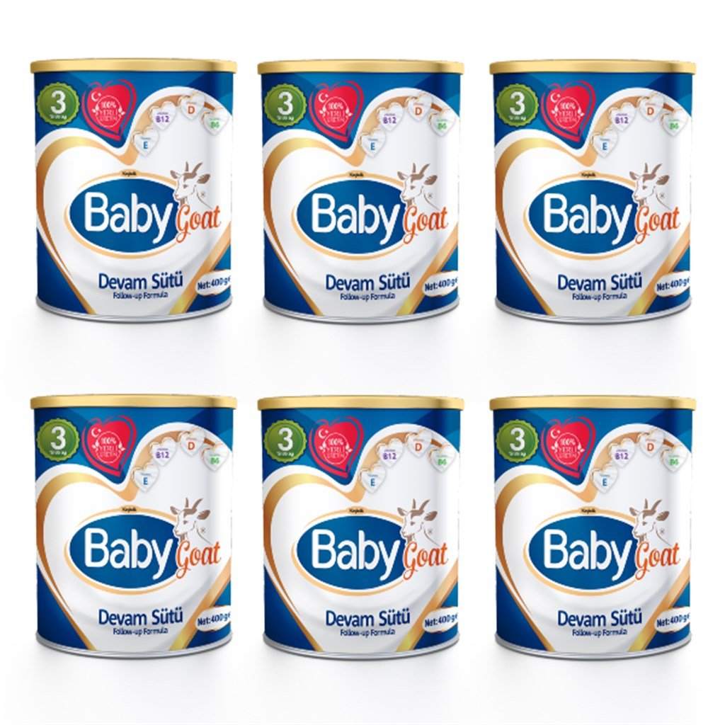 Baby Goat 3 Keçi Sütlü Devam Sütü 400 gr - 6'lı Paket