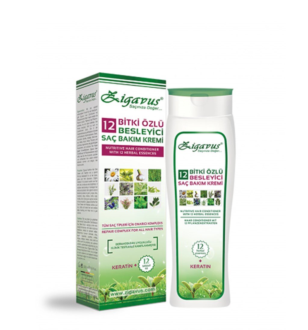 ZİGAVUS 12 BİTKİ ÖZLÜ SAÇ KREMİ