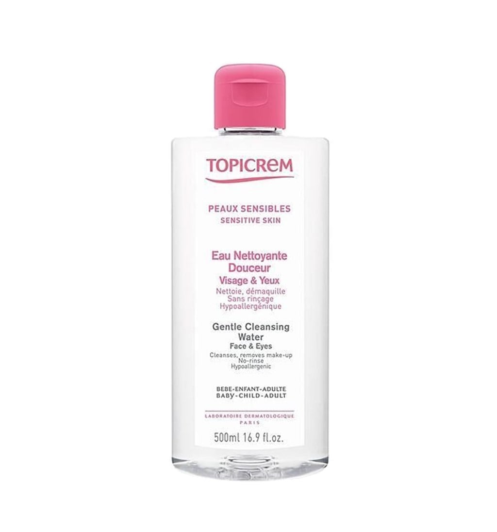 TOPİCREM YUMUŞAK TEMİZLEME SUYU YÜZ VE GÖZ 500ML