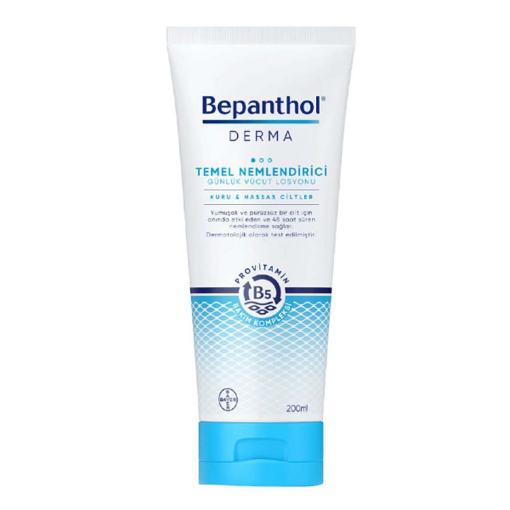 Bepanthol Derma Temel Nemlendirici Kuru Hassas Ciltler Losyon 200 ml