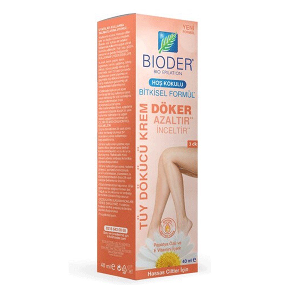 Bioder Tüy Dökücü Krem 40 Ml - Hassas Ciltler