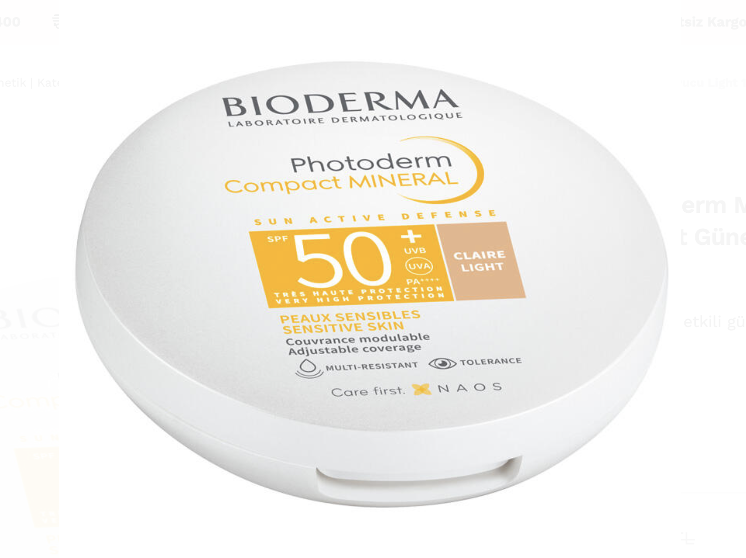 Bioderma Photoderm Max Mineral Compact Light SPF 50+ 10 gr