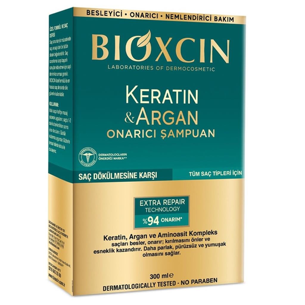 Bıoxcın Keratın-Argan Şampuan 300Ml 
