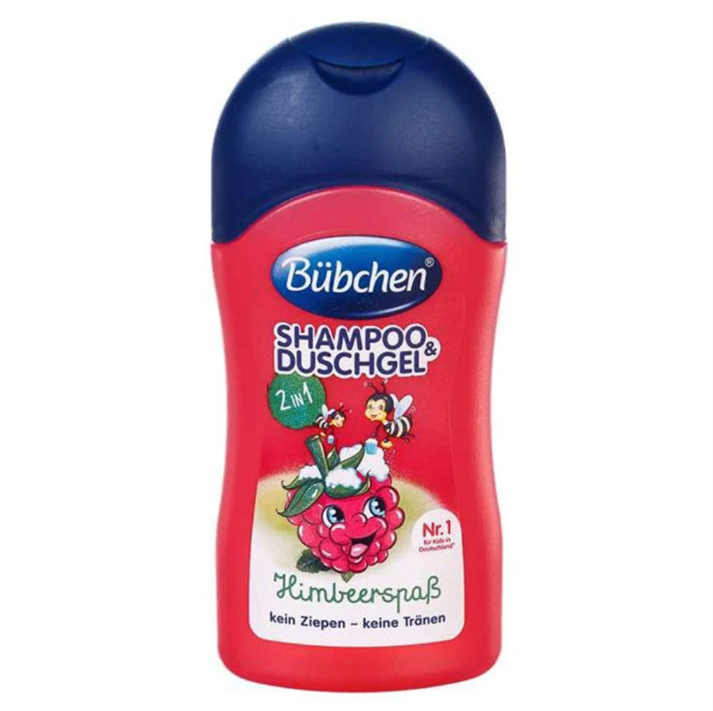 Bübchen Çocuk Şampuan ve Duş Jeli Ahududu 50ml