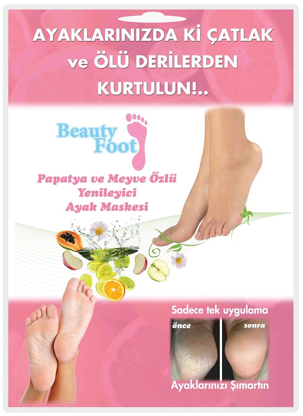 BEAUTY FOOT AYAK MASKESİ