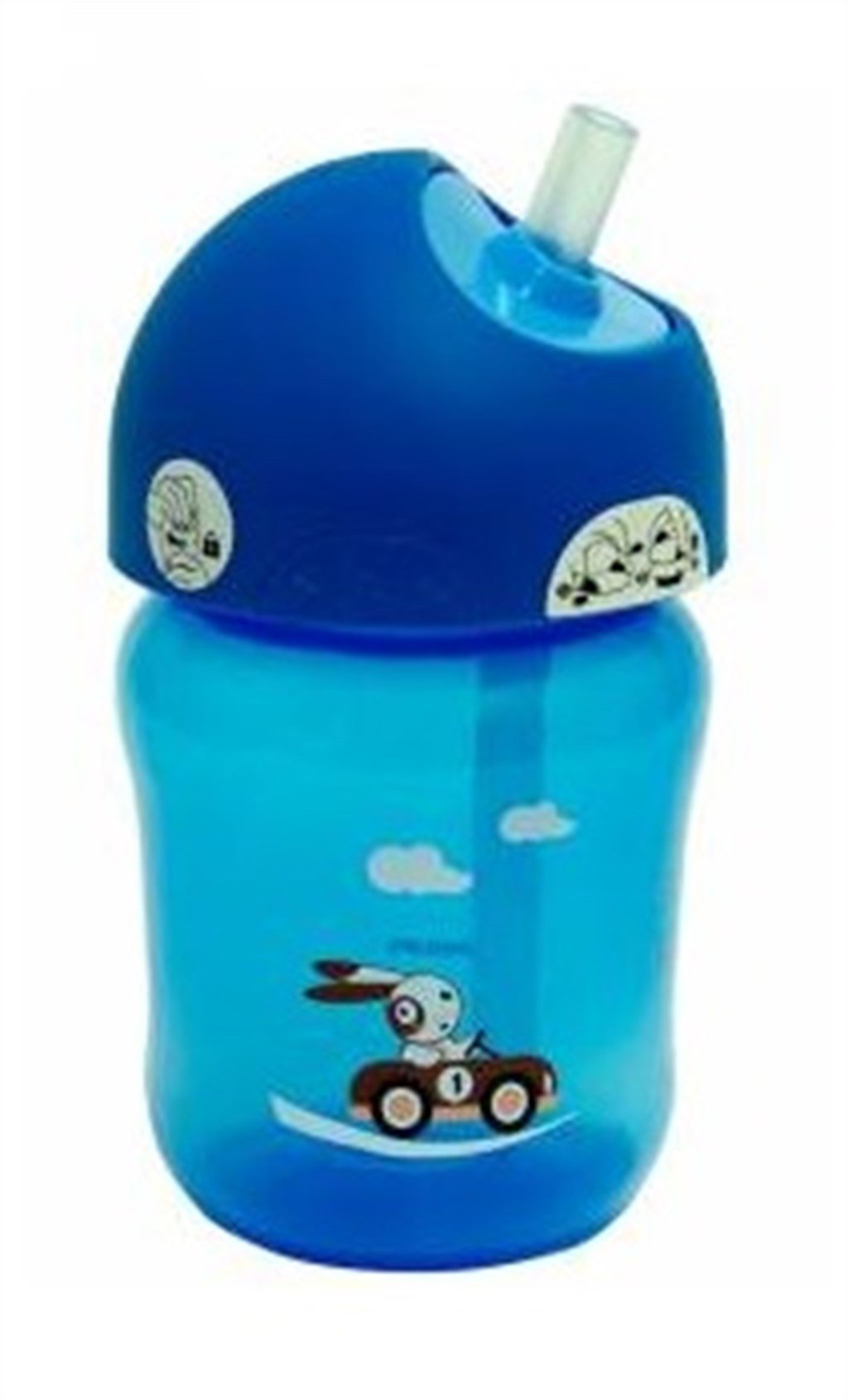 AVENT DESENLİ MAGİC DAMLATMAZ BARDAK 260 ML PİPETLİ MAVİ