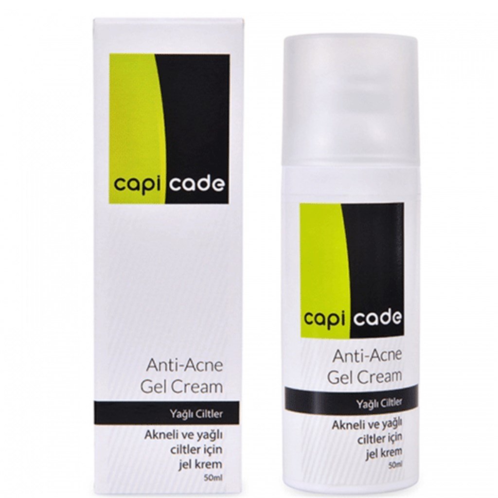 Capicade Akneli ve Yağlı Ciltler İçin Jel Krem 50 ml