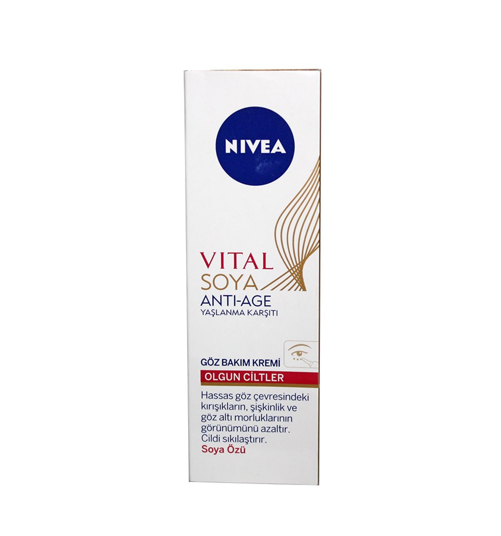 NİVEA VİTAL SOYA GÖZ BAKIM KREMİ OLGUN CİLTLER 15ML - ANTİ-AGE YAŞLANMA KARŞITI