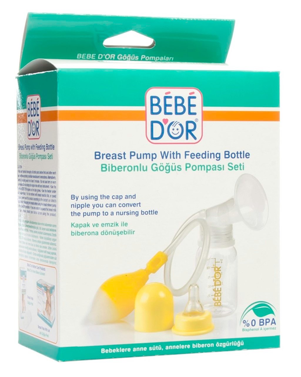 BEBEDOR BİBERONLU GOĞÜS POMPASI SETİ
