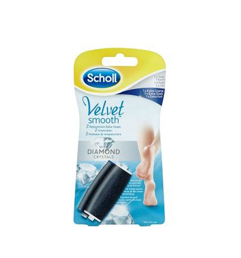 SCHOLL VELVET SMOOTH 1 ADET ÇOK SERT 1 ADET AZ SERT DERİLER İÇİN ELMAS 2'Lİ YEDEK