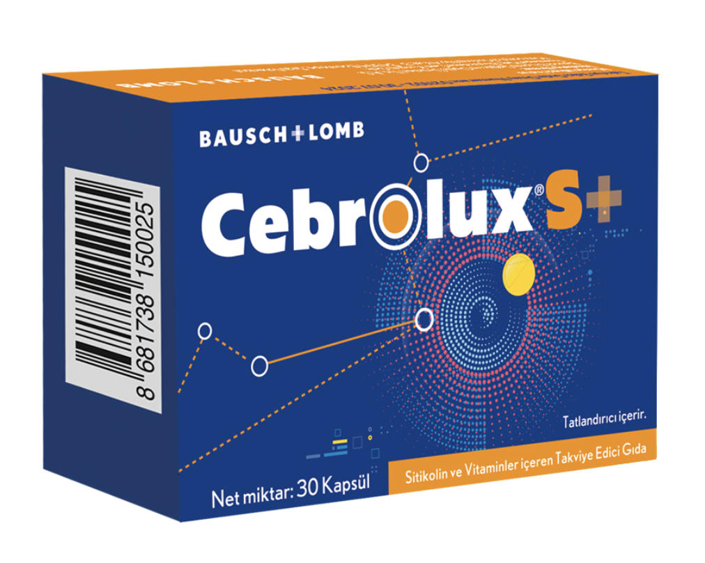 Cebrolux S + Sitikolin Vitamin 30 Kapsül