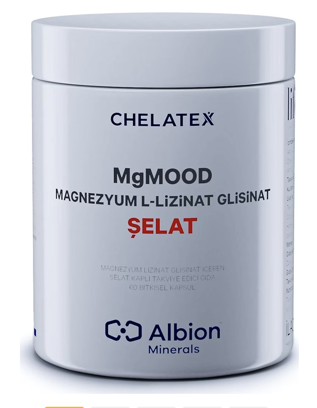 Chelatex Mgmood Magnezyum Lizinat-Glisinat 60 Kapsül