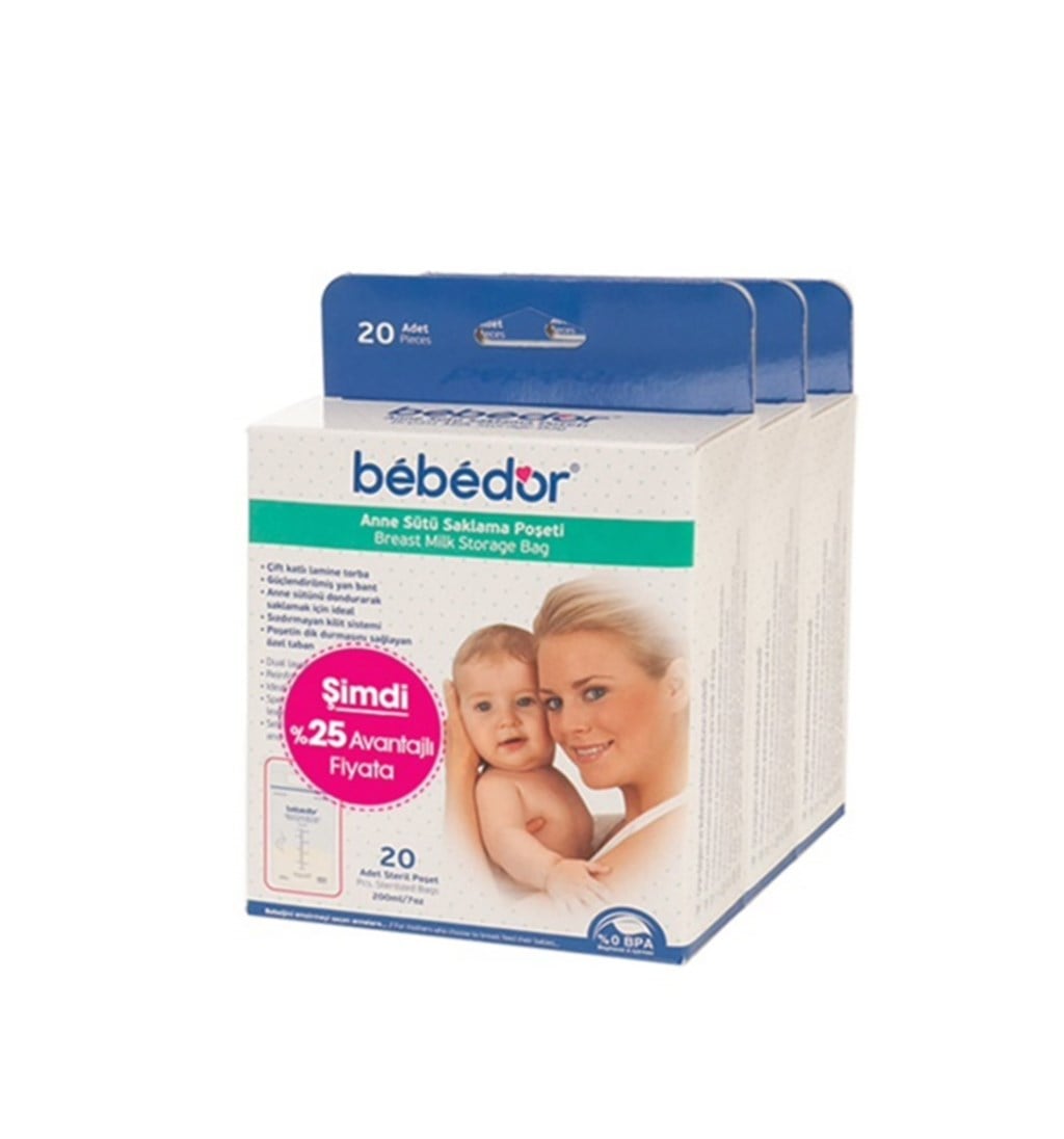 BEBEDOR SÜT SAKLAMA POŞETİ