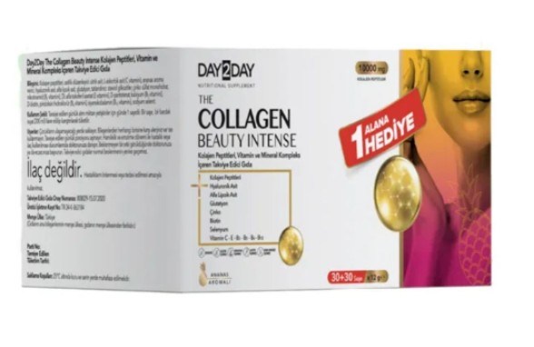 Day2Day The Collegen Beauty Ananas Aromalı 10000 mg 30 Saşe - 1 Alana 1 Bedava