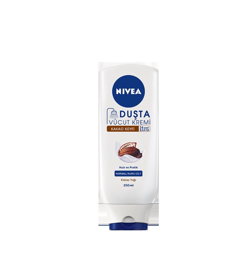 NİVEA DUŞTA VÜCUT KREMİ 250ML (KAKAO)