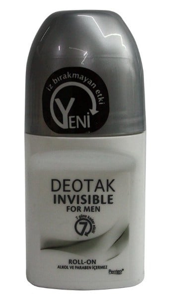 Deotak Invisible (İz yapmaz) Roll-on Deodorant 35 ML For Men