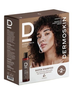 Dermoskin Biotin Şampuan Kadınlar için 200 ml - 3 al 2 öde